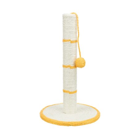 Stâlp de zgâriat Trixie pentru pisici, cu sisal și jucărie, 62 cm, diverse culori