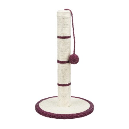 Stâlp de zgâriat Trixie pentru pisici, cu sisal și jucărie, 50 cm, diverse culori