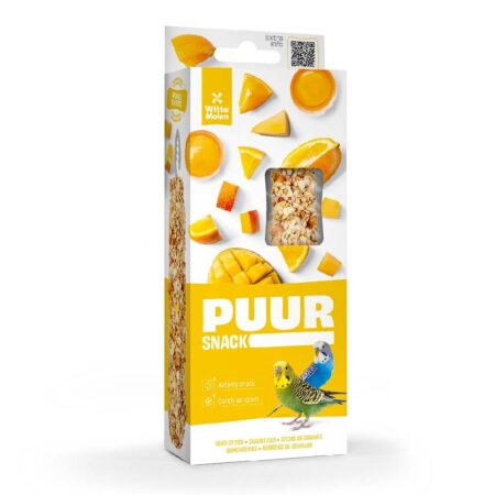 Batoane Witte Molen Puur pentru peruși, cu portocală și mango, 2 bucăți, 60 g