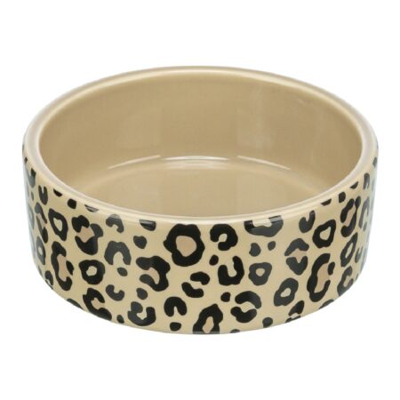Castron ceramic Trixie Leo pentru câini și pisici, 1 L, diametru 18 cm, diverse culori