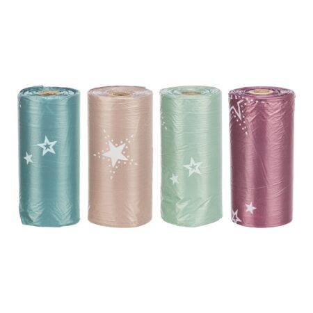 Pungi igienice Trixie Xmas pentru câini, modele de Crăciun, 8 role/20 bucăți