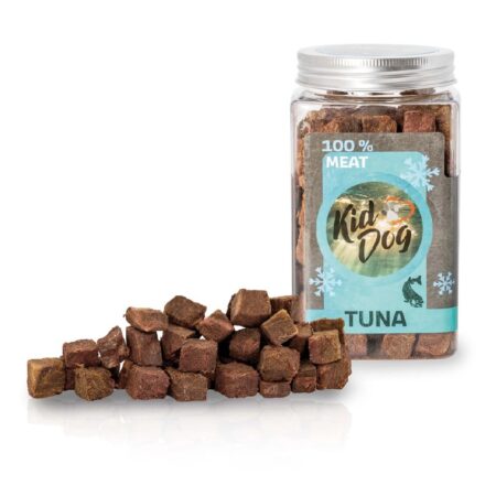 Recompense KidDog Super Premium pentru câini, cuburi din ton liofilizat, 75 g