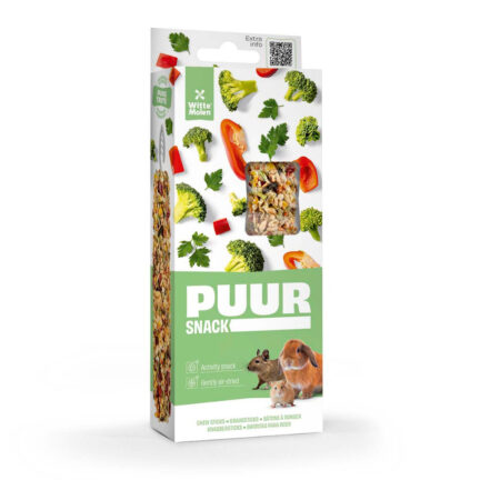 Batoane Puur cu broccoli pentru animale mici